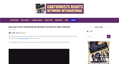Desktop Screenshot of cartoonistsrights.org
